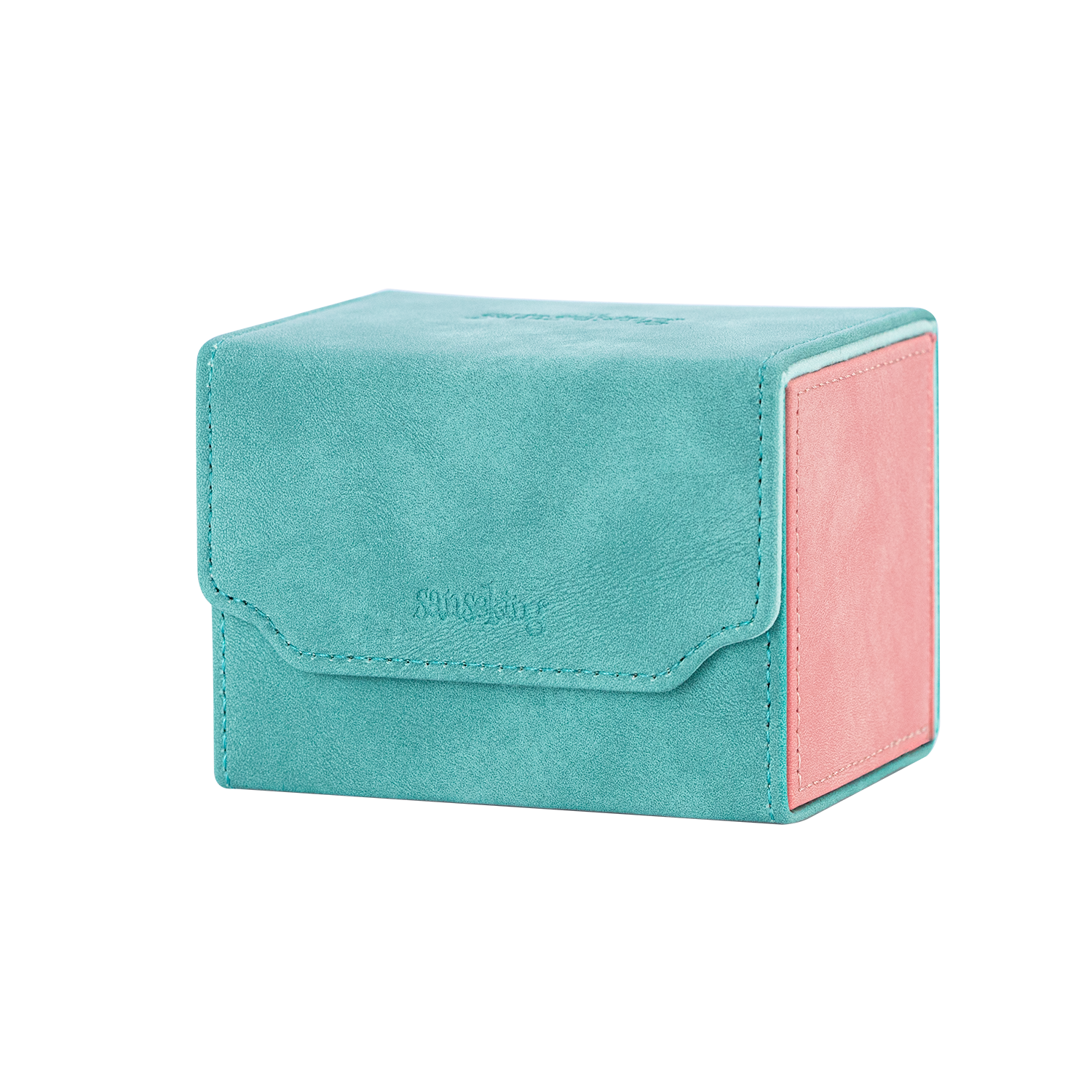 Sanseking Horizontal Color-Block PU Leather Deck Box for TCG