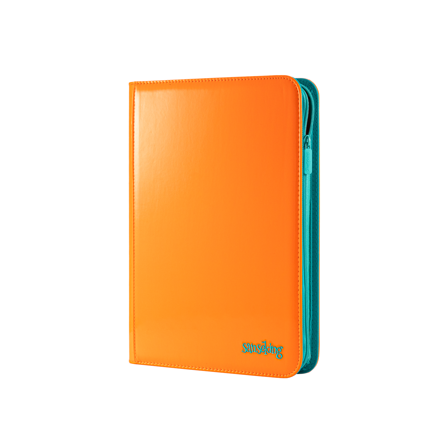 orange card binder Premium Orange Plastic 2 Pocket Folders