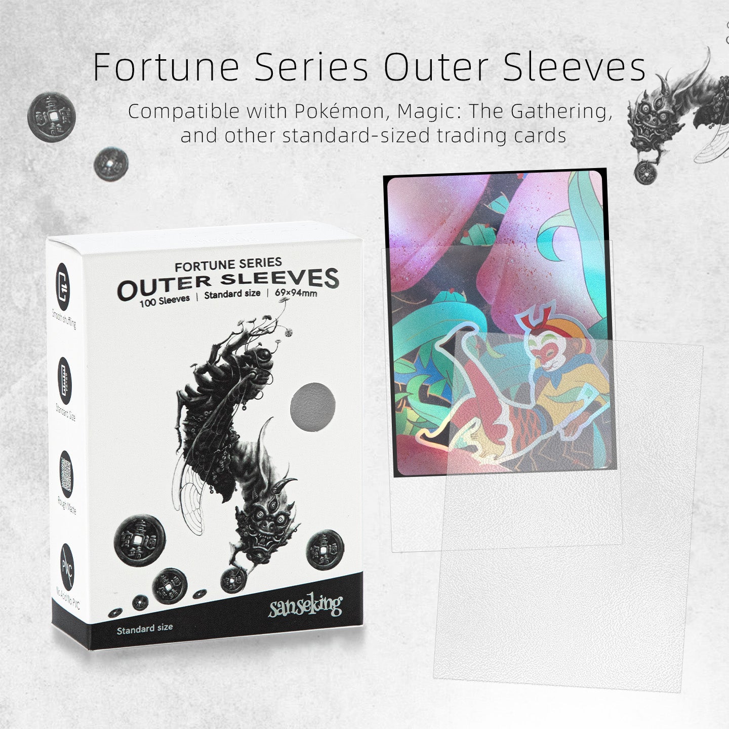 Fortune Series TCG Outer Sleeves - Premium Card Protection