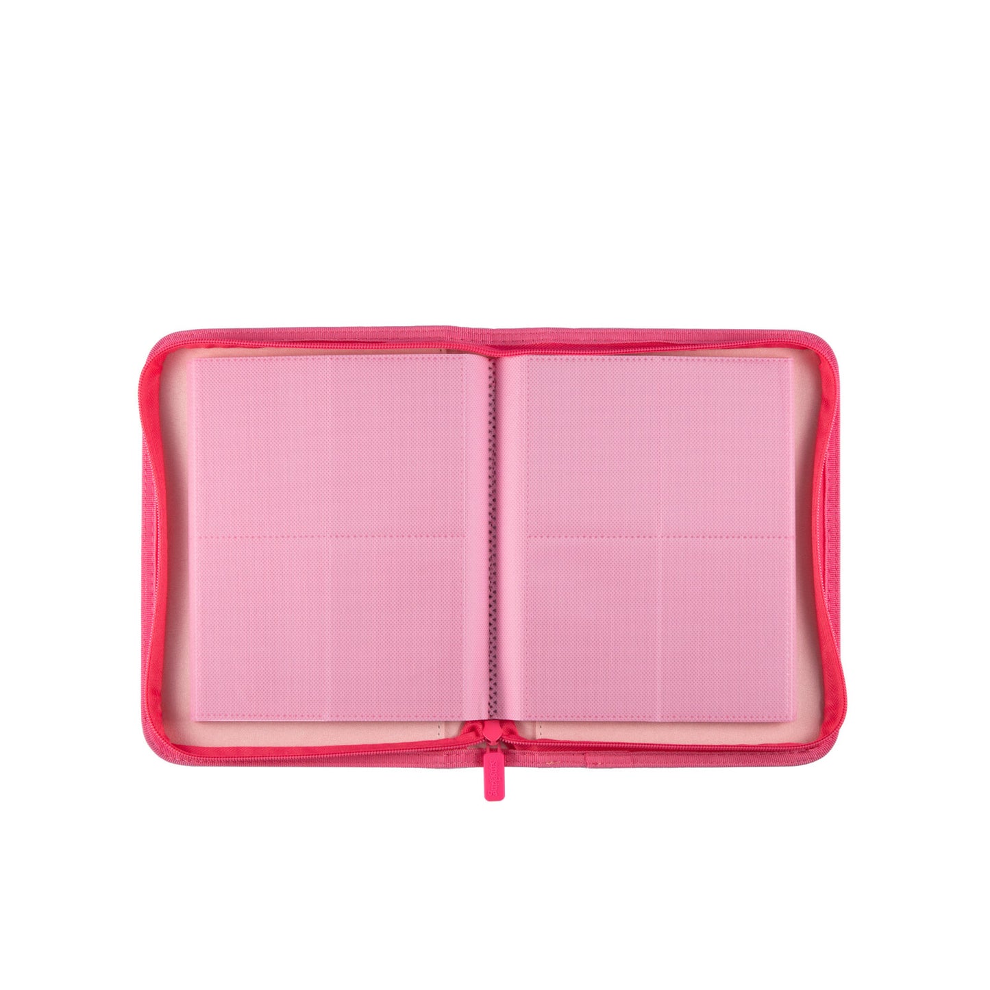 Pink Plaid 4/9/12-Pocket PU Binder