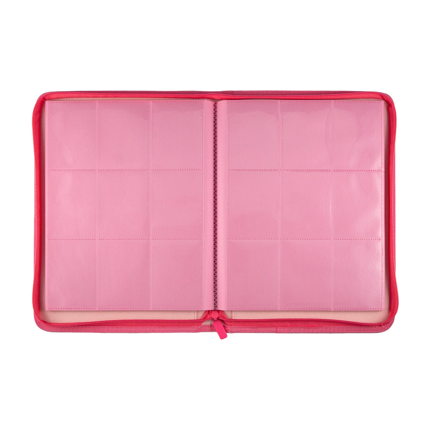 Pink Plaid 4/9/12-Pocket PU Binder