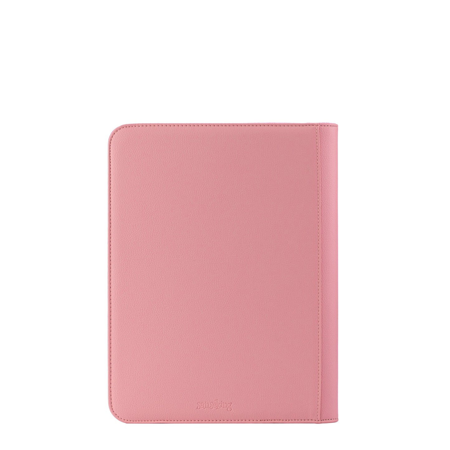 Pink Plaid 4/9/12-Pocket PU Binder