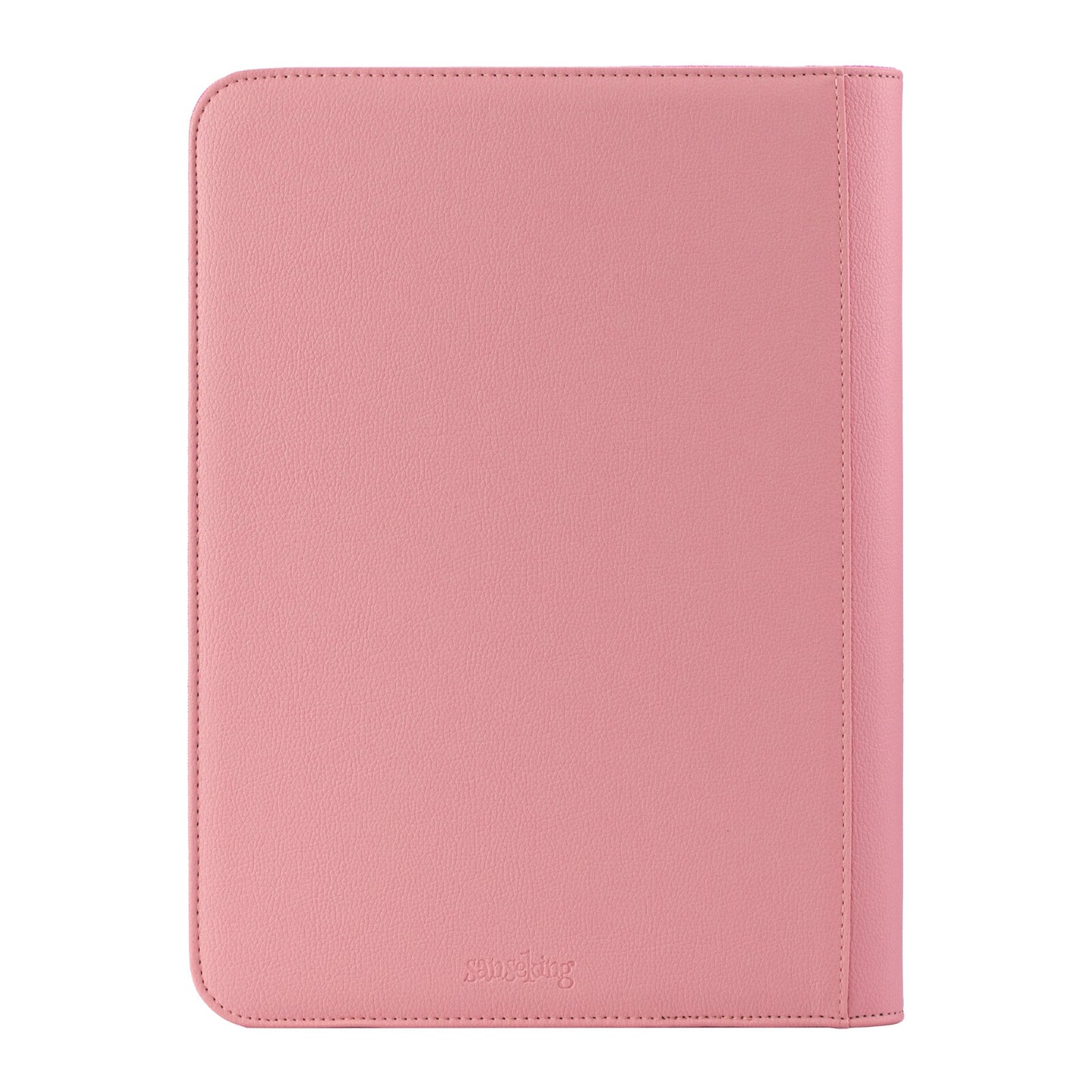 Pink Plaid 4/9/12-Pocket PU Binder
