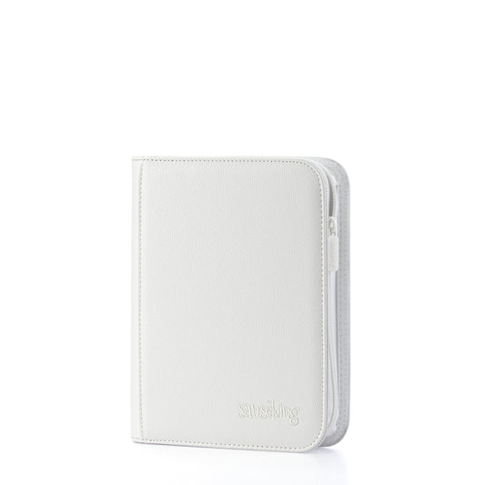 White Plaid 4/9/12-Pocket PU Binder