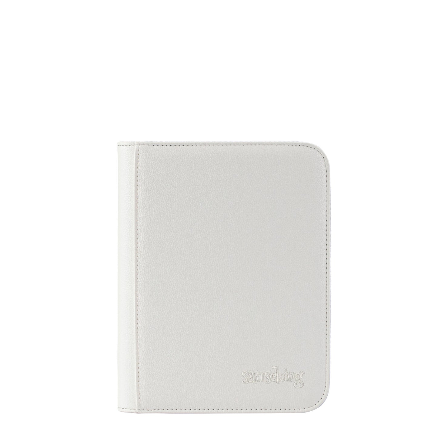 White Plaid 4/9/12-Pocket PU Binder
