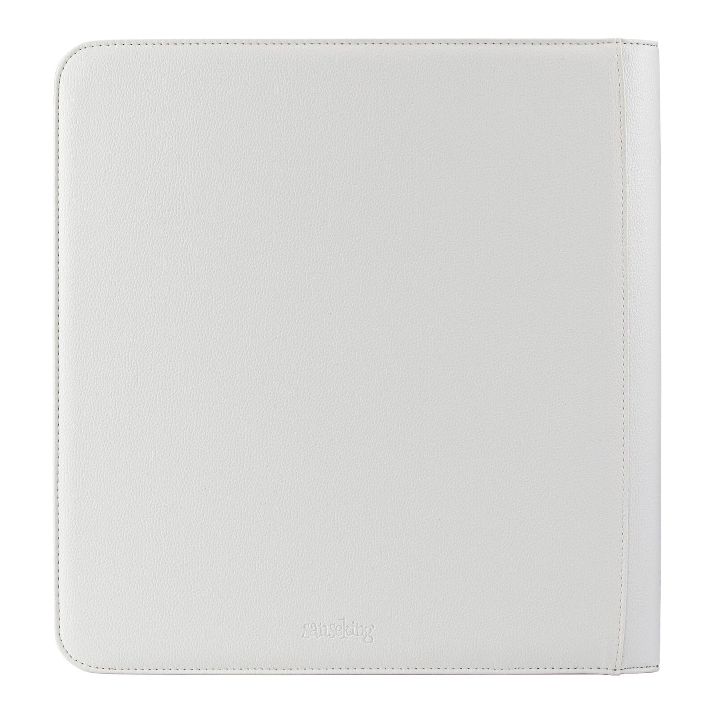 White Plaid 4/9/12-Pocket PU Binder