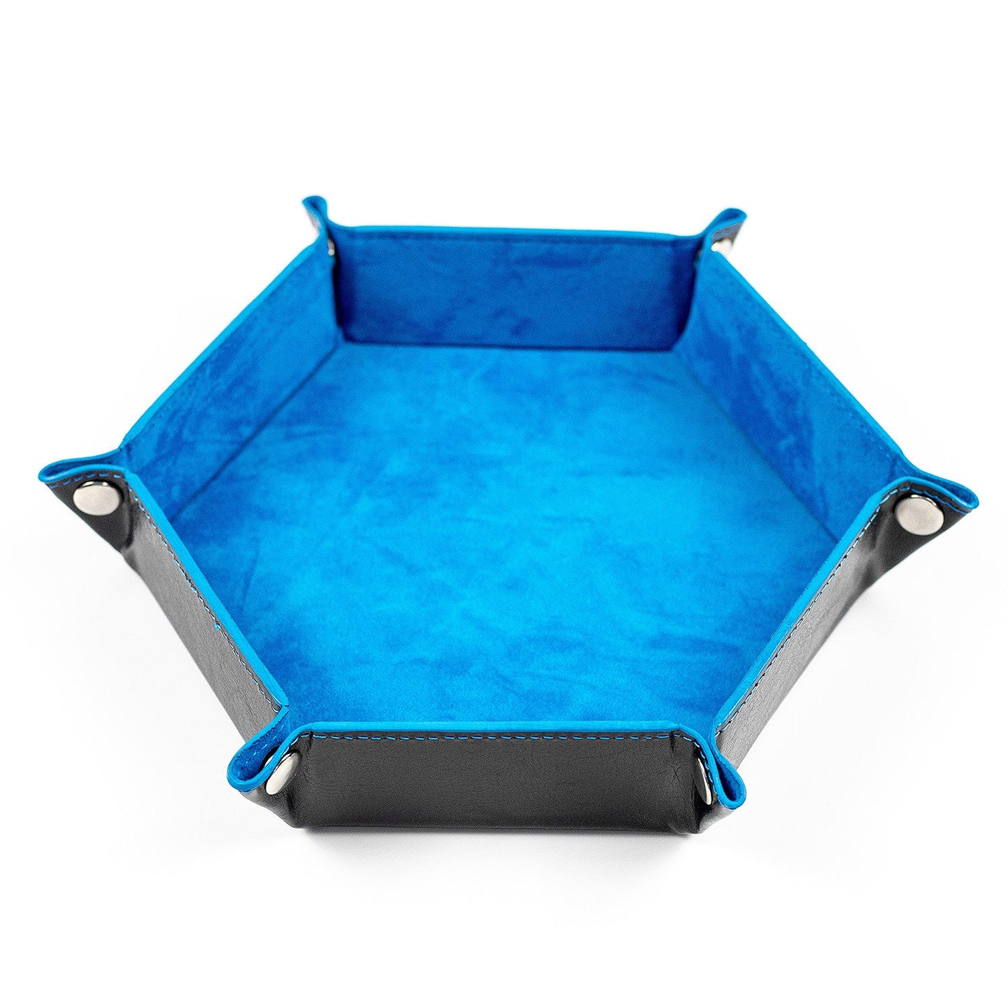 六角形の折りたたみ式ダイストレイデスクトップ収納ボックス