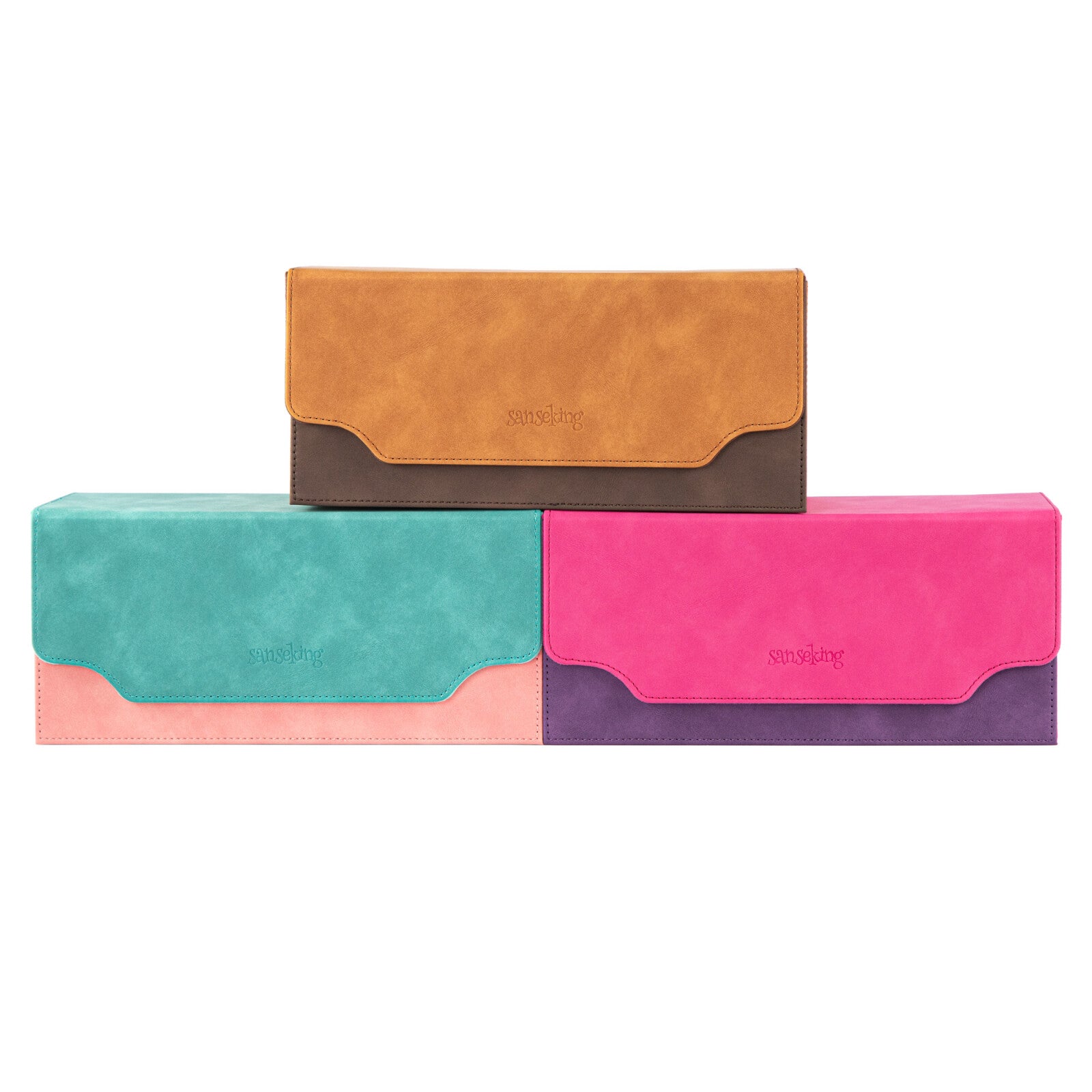 Three-Born-All Deck Box | PU Leather Card Storage for TCG