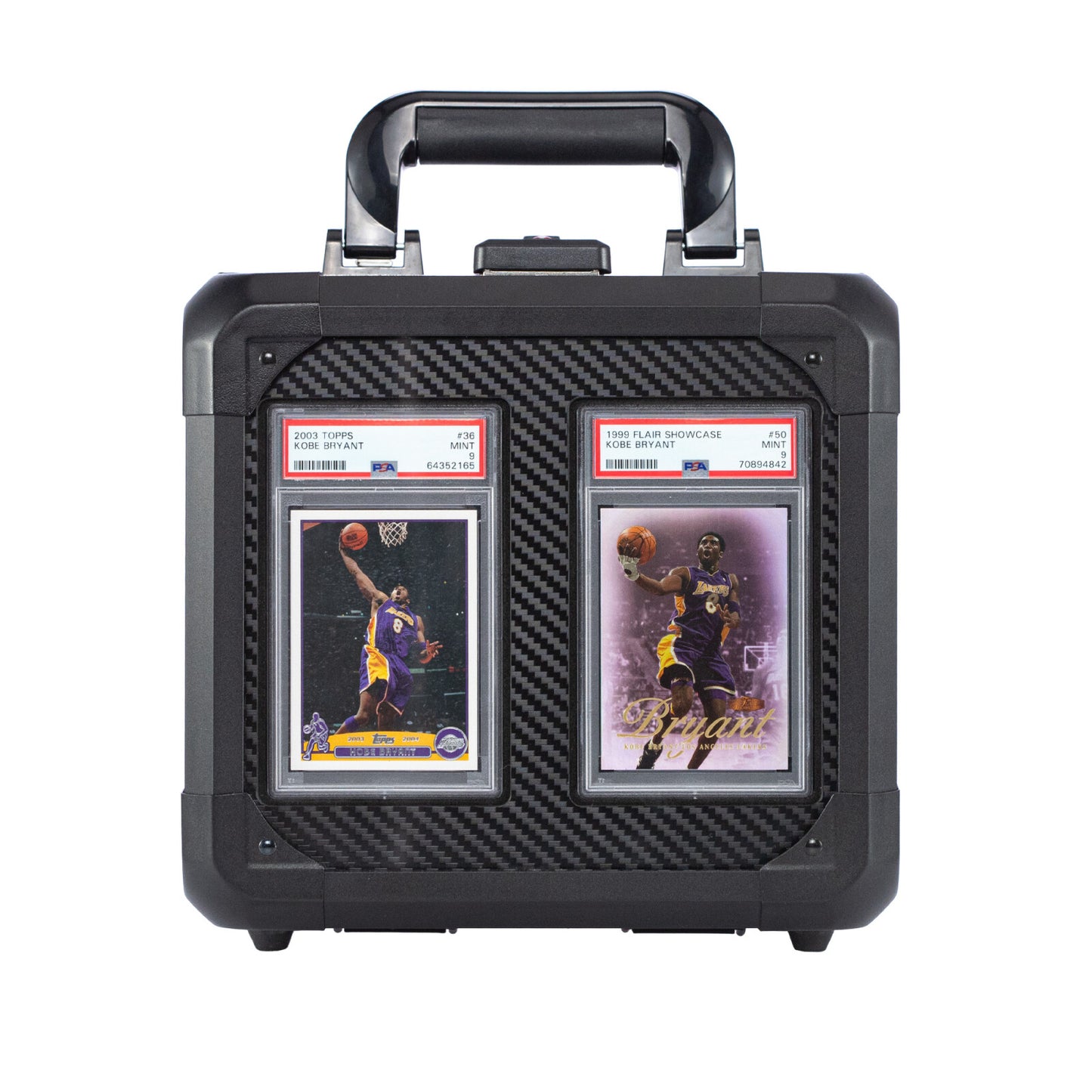Carbon Fiber Graded Card Storage Box (2 & 3 Compartment)