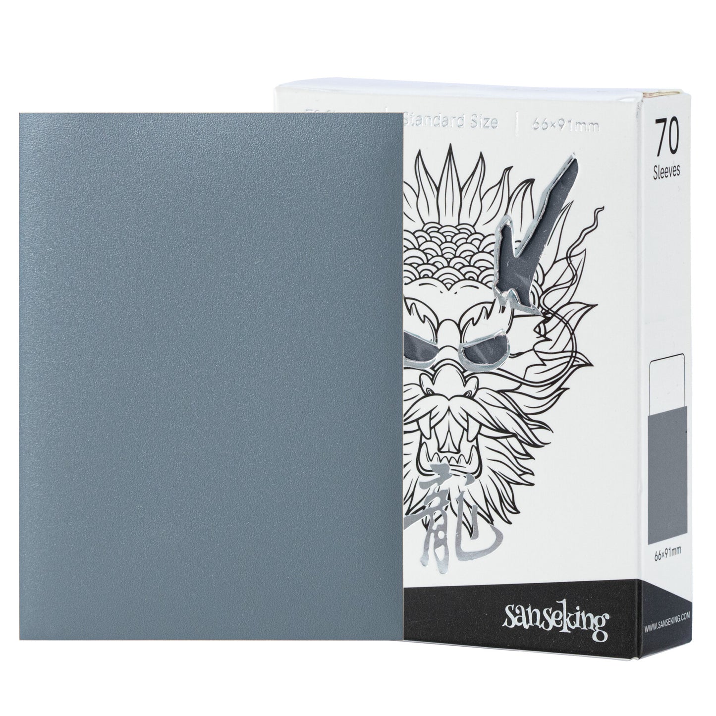 White Dragon Sleeves 70pcs (3 Packs)