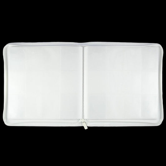 White Plaid 4/9/12-Pocket PU Binder