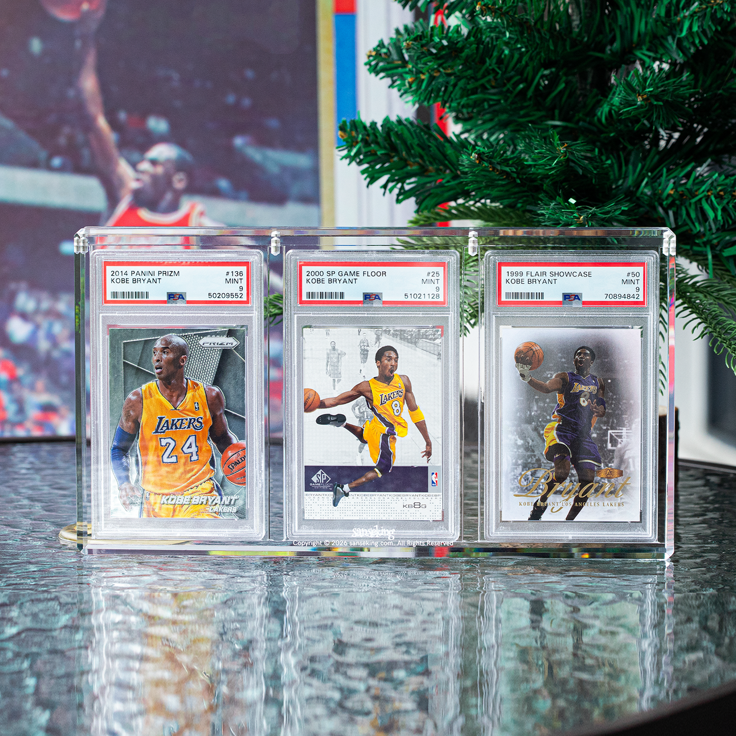 Clear Sanseking 3-slot acrylic graded card display case - view 16