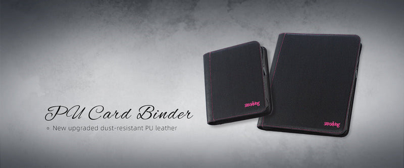800 card binder Guardian 12 Pocket Premium With Zipper For 480 Cards Side Loading Pockets For Trading Card Games TCG (Black) resistant design. Toploader Binder Collection | Premium