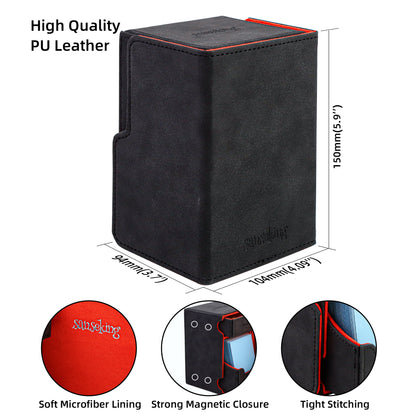 Coffre de rangement double couche – Noir