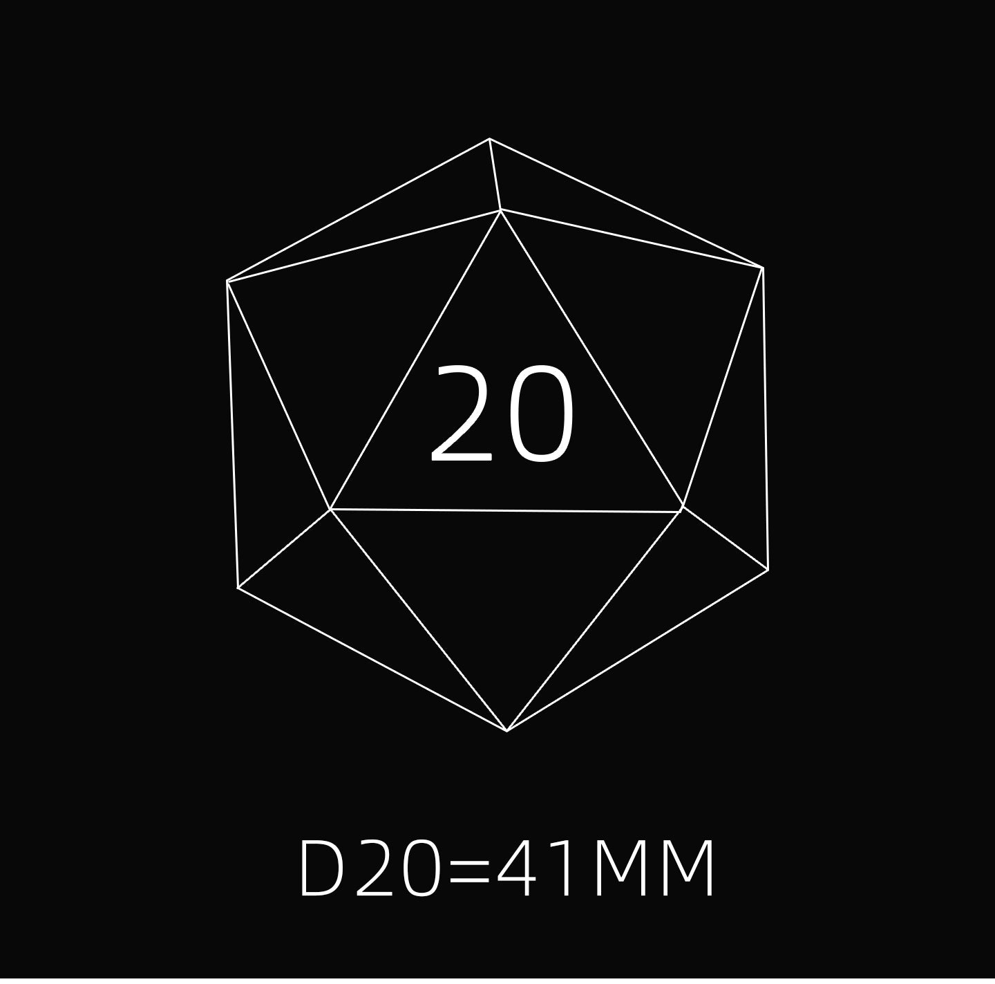中空白翡翠 D20 — 41 mm 