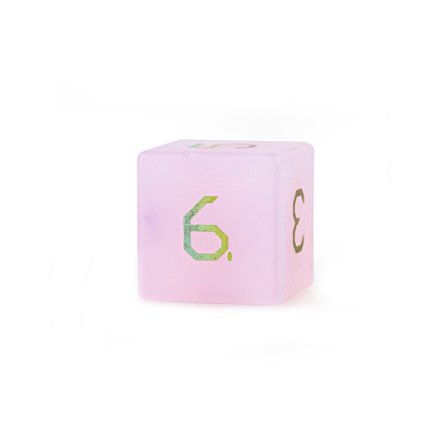 ローズオパーリンメッキ 7ピース 多面体ダイスセット