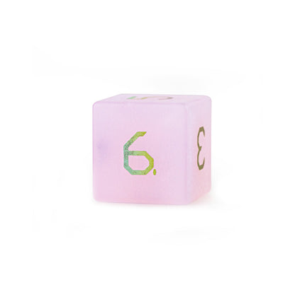 ローズオパーリンメッキ 7ピース 多面体ダイスセット