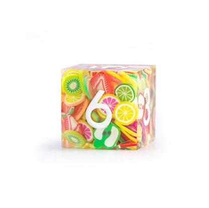 Ensemble de dés polyédriques Fruitburst 7 pièces 