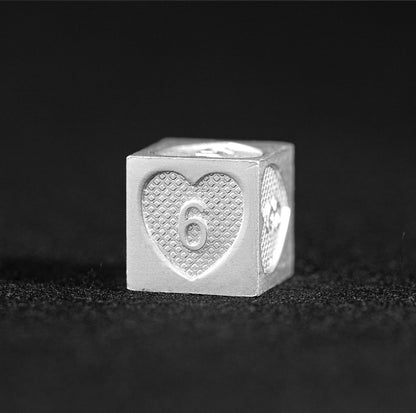 Ensemble de 7 dés polyédriques de base de l'Empereur Blanc 