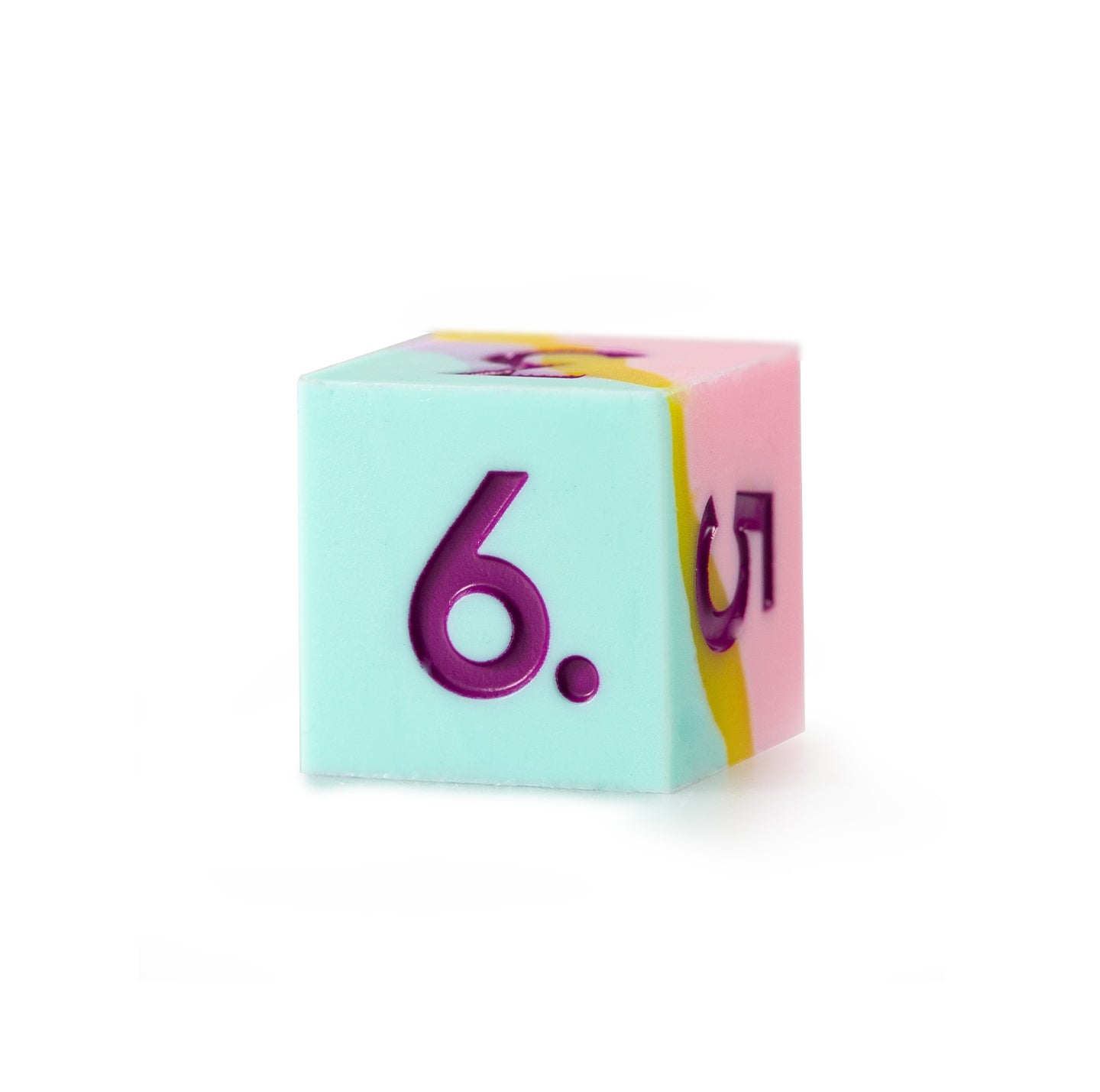 Ensemble de 7 dés polyédriques en silicone Berry Candy 