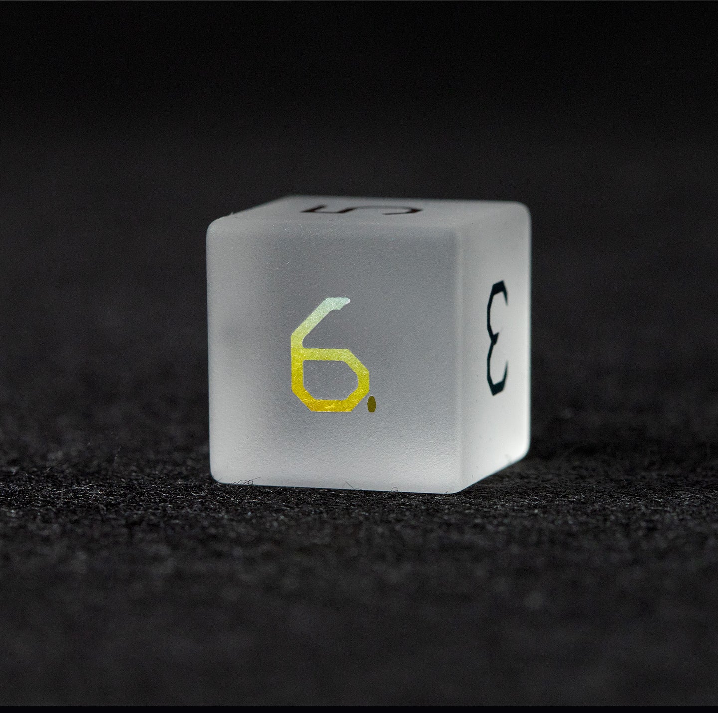 オパリンメッキガラス 7ピース 多面体ダイスセット