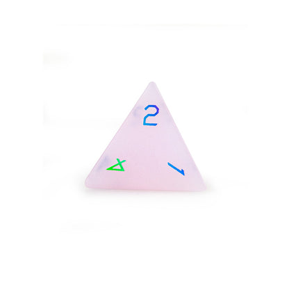 ローズオパーリンメッキ 7ピース 多面体ダイスセット