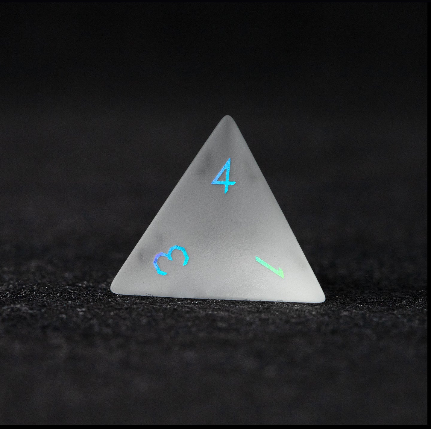 オパリンメッキガラス 7ピース 多面体ダイスセット