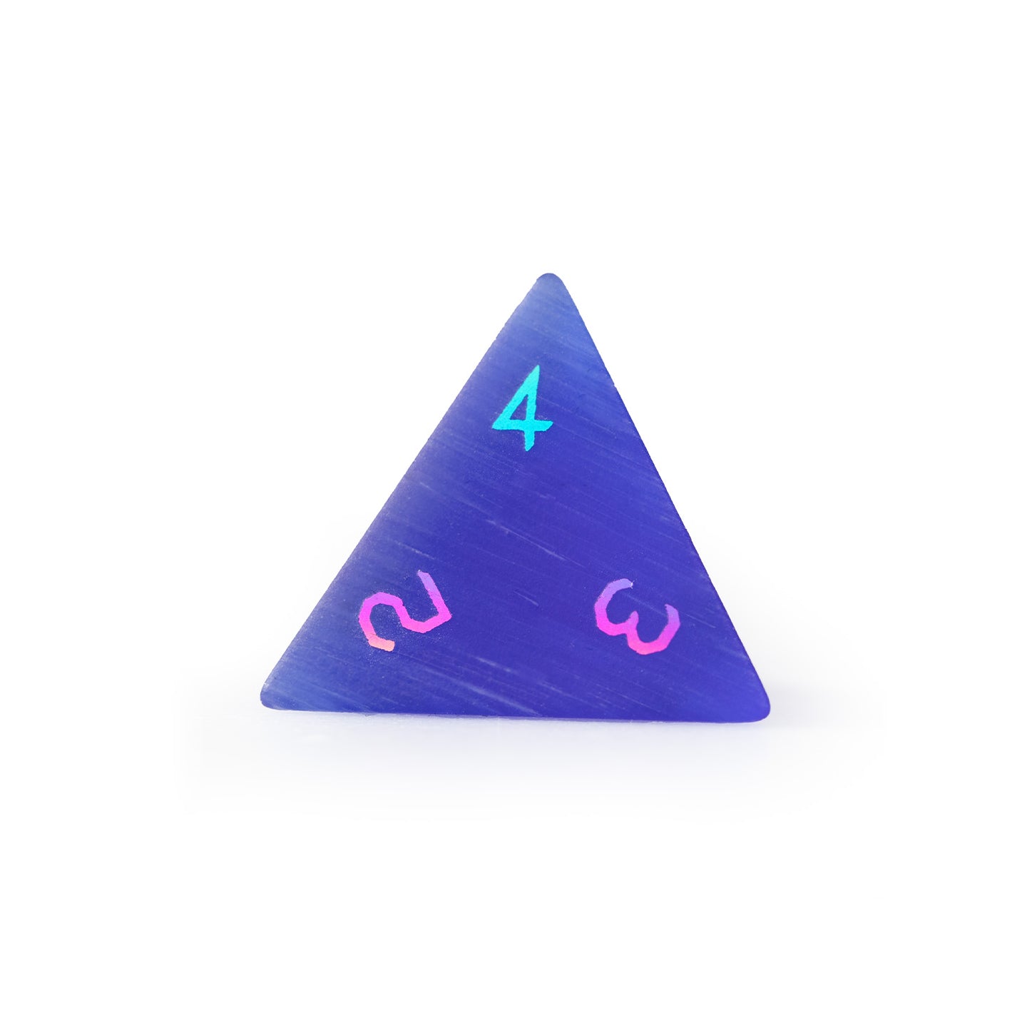 ロイヤルブルーキャットメッキ多面体ダイス7個セット