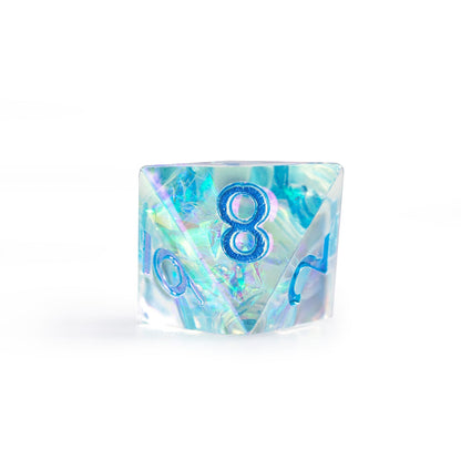 Ensemble de 7 dés polyédriques Glacial Rift 