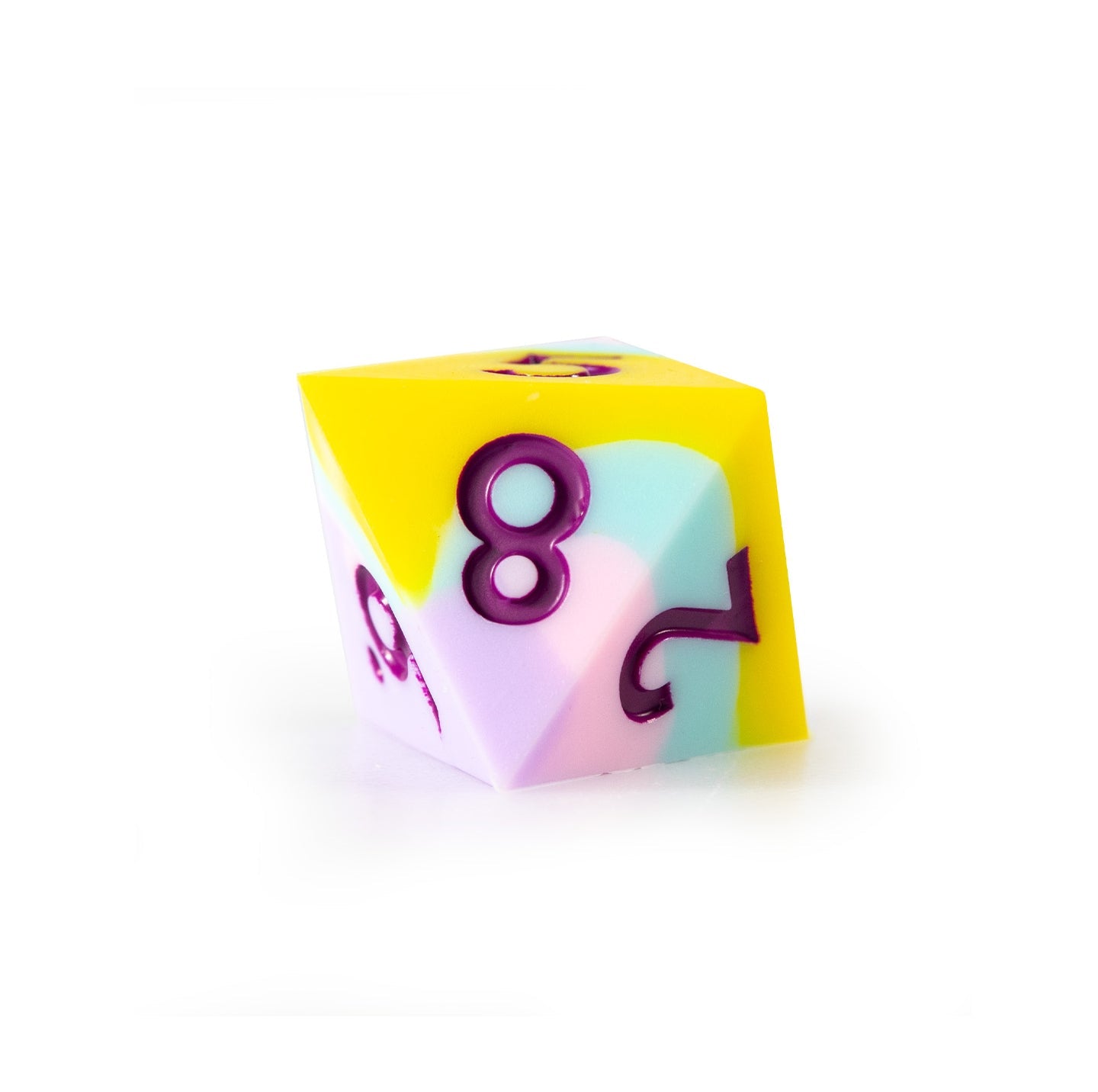Ensemble de 7 dés polyédriques en silicone Berry Candy 