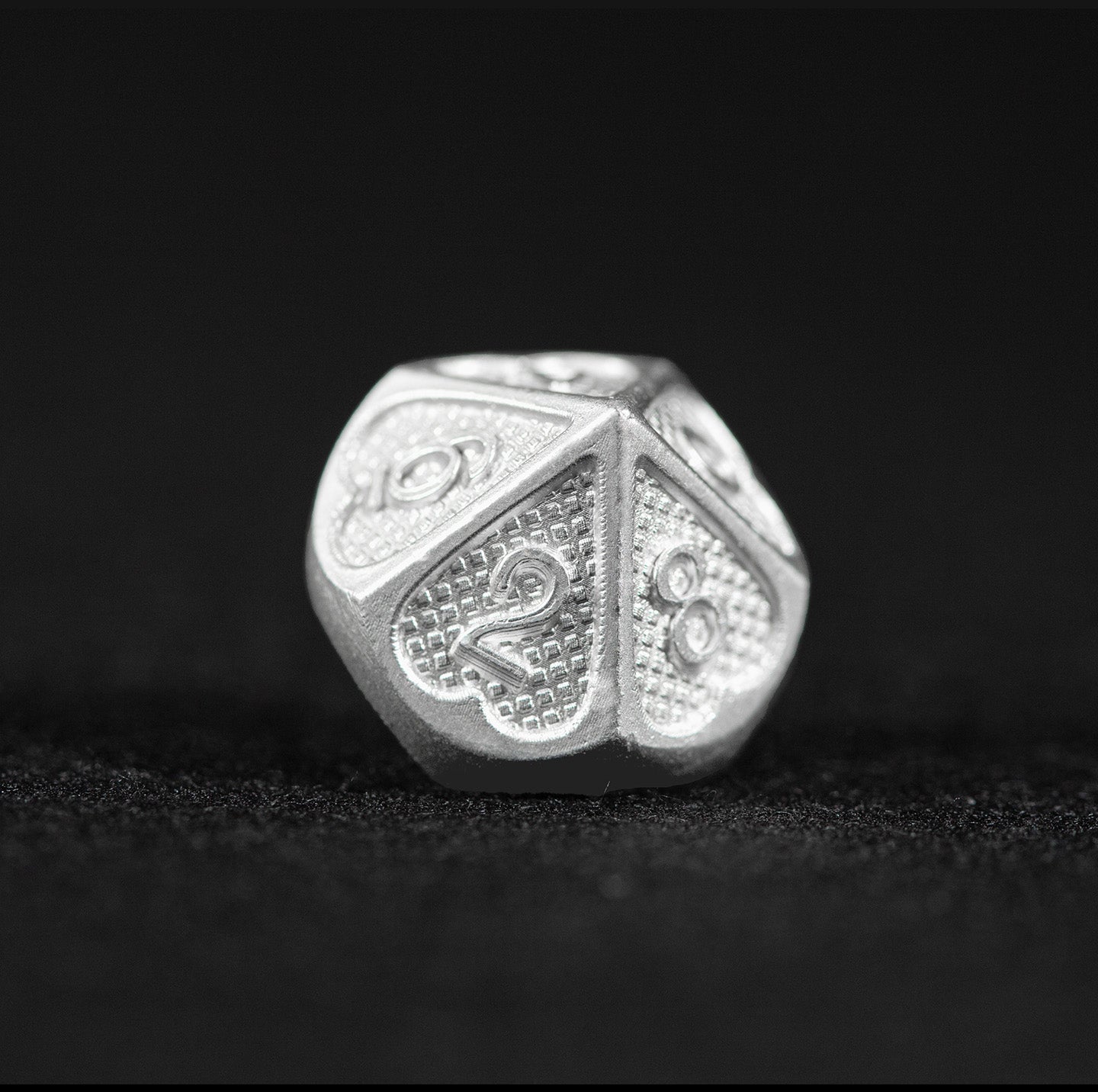 Ensemble de 7 dés polyédriques de base de l'Empereur Blanc 