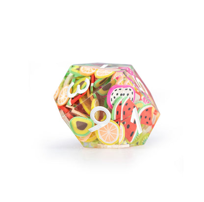 Ensemble de dés polyédriques Fruitburst 7 pièces 