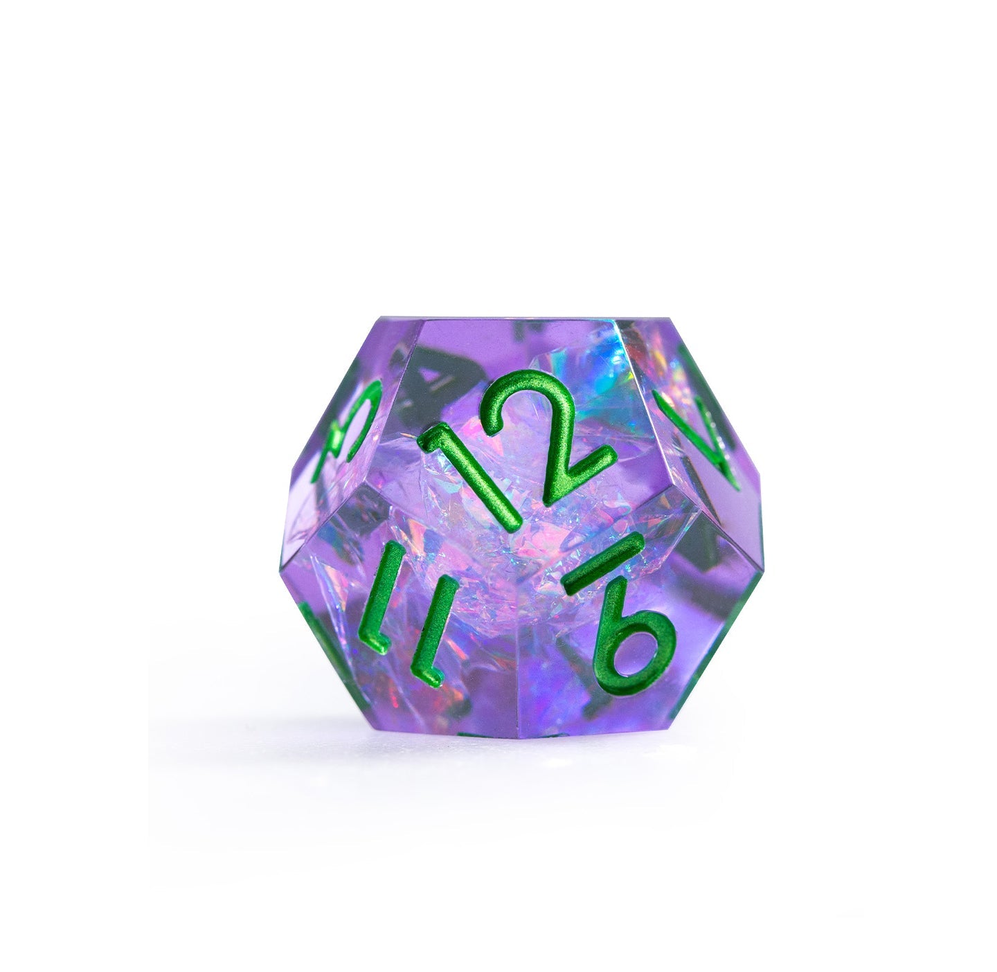 Ensemble de 7 dés polyédriques Dreamveil Amethyst Gold 