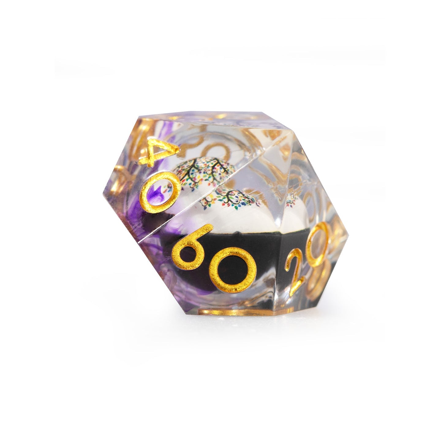 Amethyst Grove 7-Piece Polyhedral Dice Set