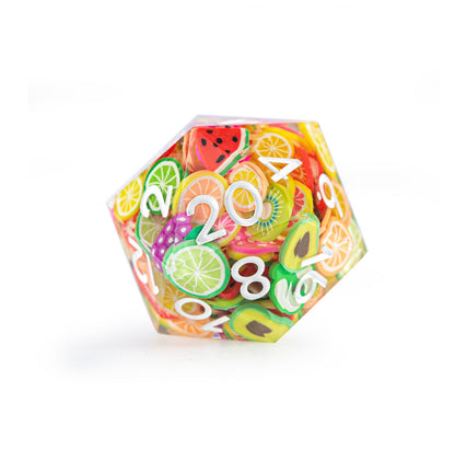 Ensemble de dés polyédriques Fruitburst 7 pièces 