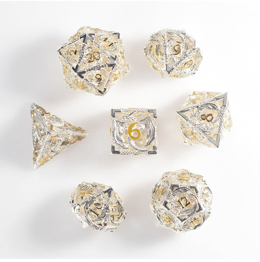 Fatebound Dragon 7-Piece Polyhedral Dice Set