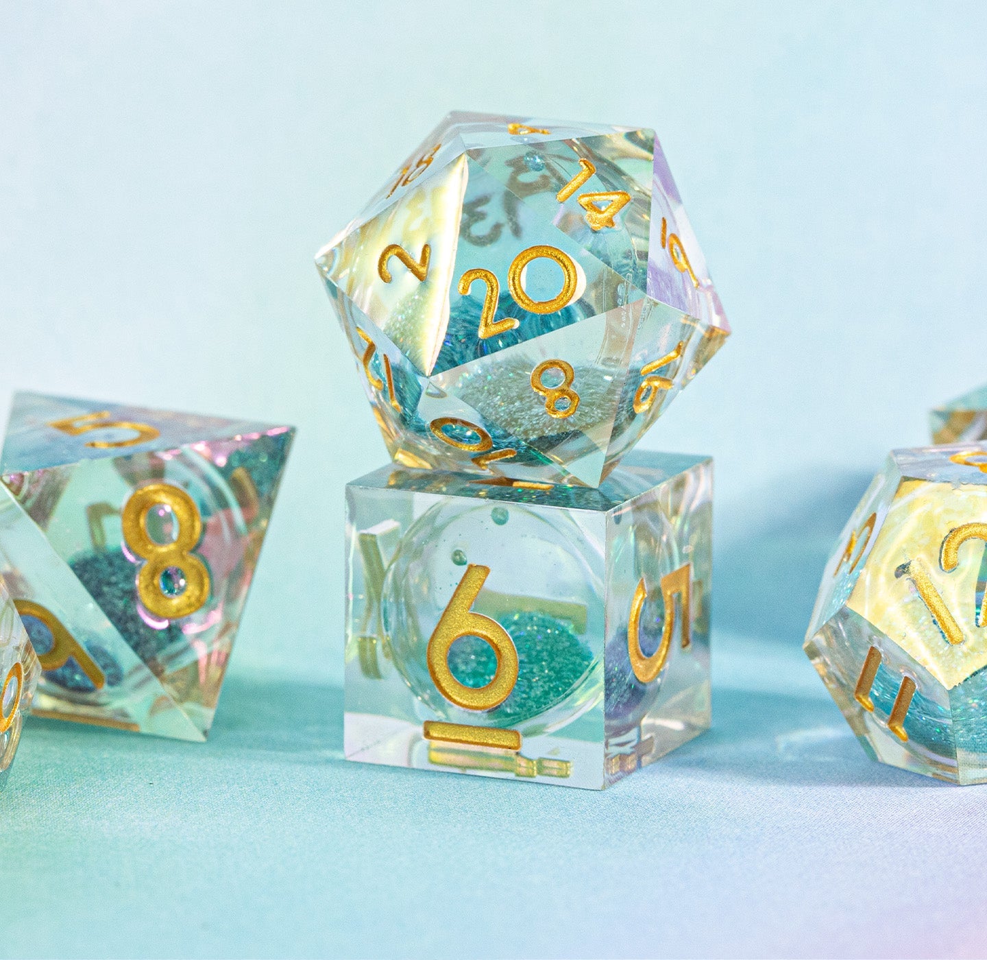 Ensemble de 7 dés polyédriques Chromastar
