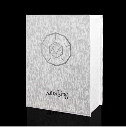 オパリンメッキガラス 7ピース 多面体ダイスセット