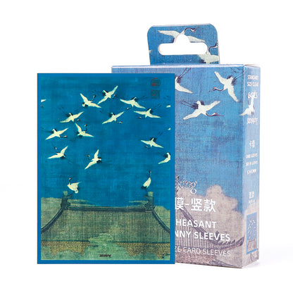 Pochettes artistiques « Grue de bon augure » - Lot de 3 (horizontales, verticales) 