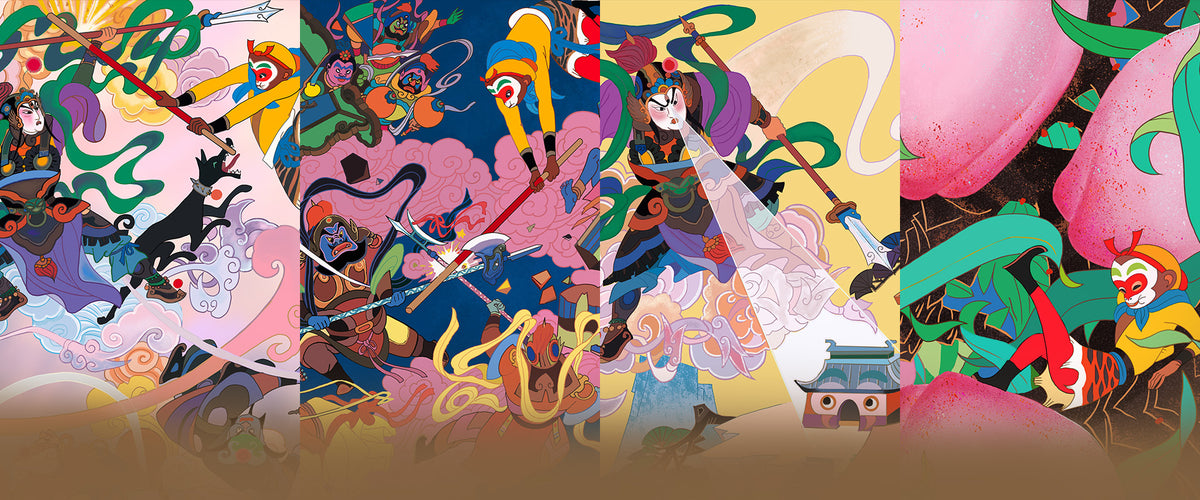 Journey to the West artwork collage