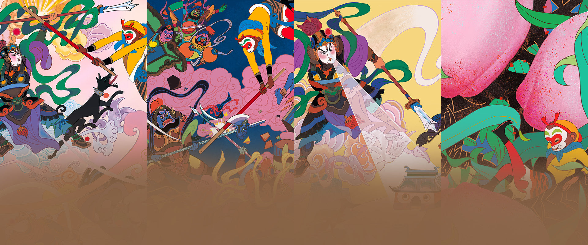 Journey to the West artwork collage