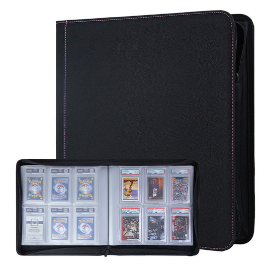 4/6ポケットトップローダーバインダー - グレードカードスラブケース収納フォルダー