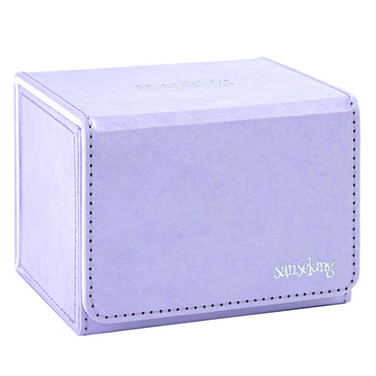 Magic Deck Box Fits 100+ yvek®  (Horizontal,Light Purple)
