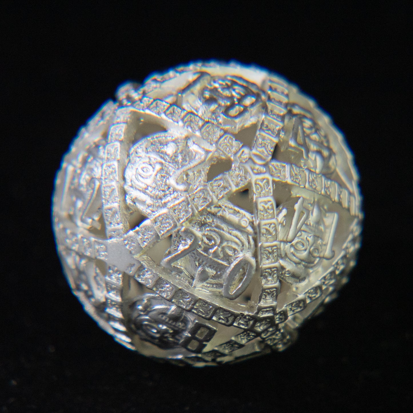 D&D Hollowed Metal Dice Set Cthulhu (Circle）