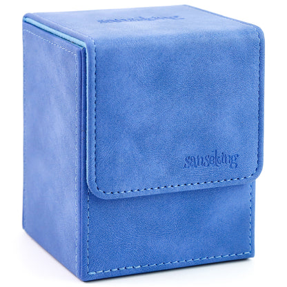 Boîte de rangement pour deck Magic (Verticale, Bleu clair)