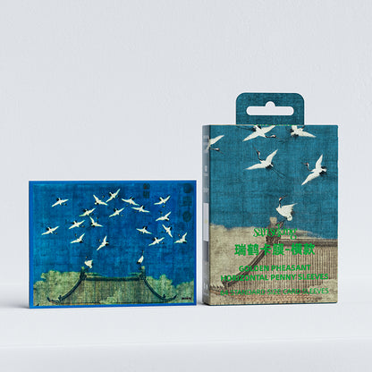 Pochettes artistiques « Grue de bon augure » - Lot de 3 (horizontales, verticales) 