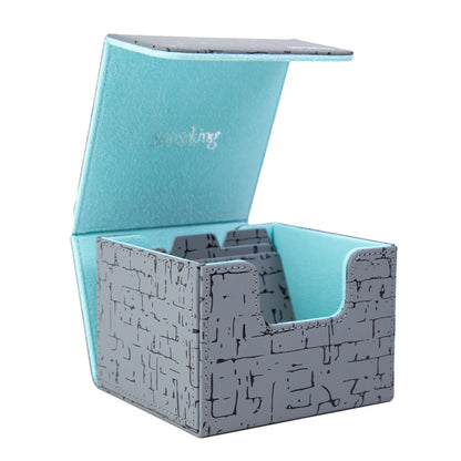 Boîte de rangement pyramidale - Grise (Comprend 3 séparateurs) 