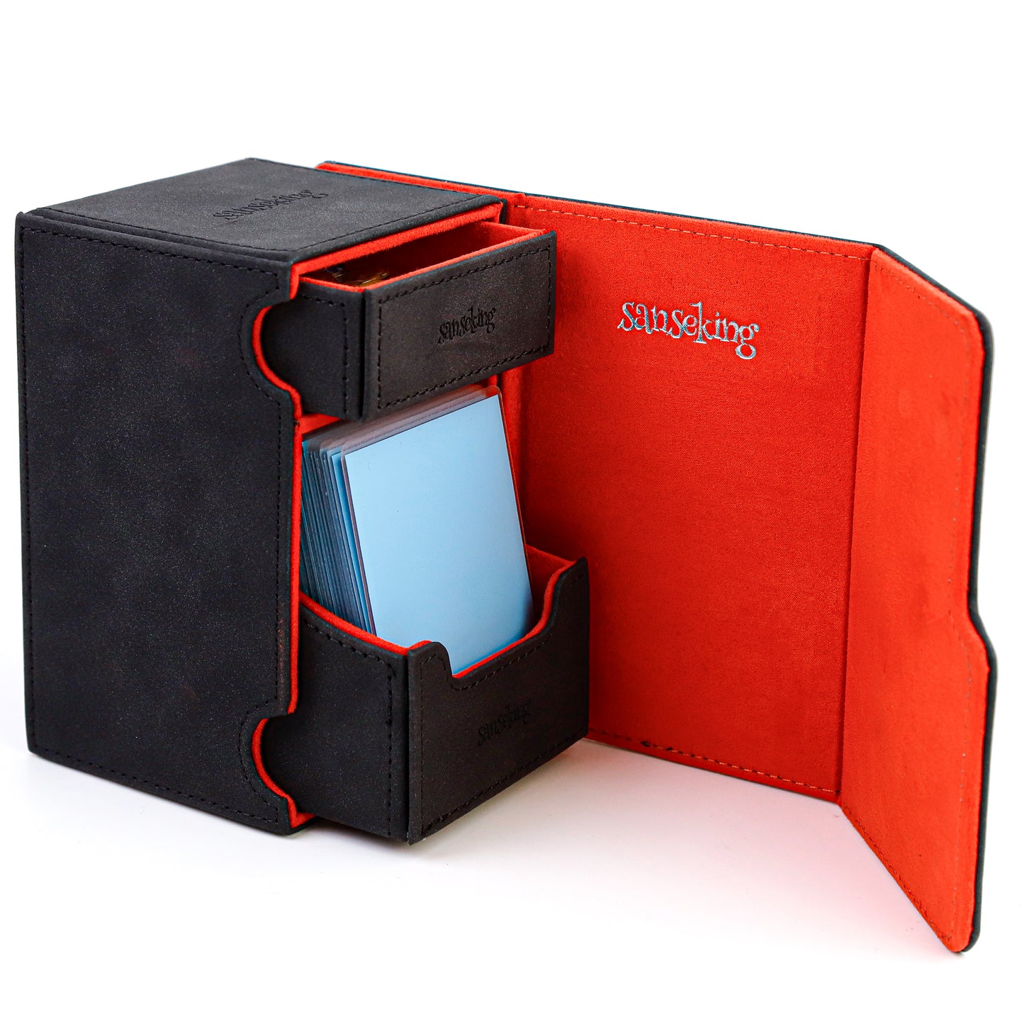 Double-Layer Deck Box – Black