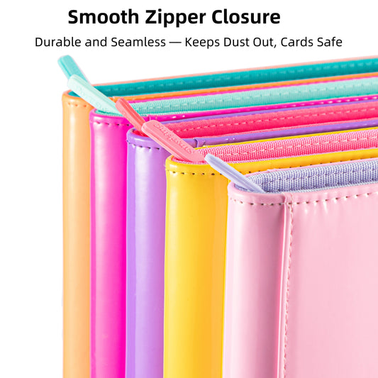 [Pre-order] Coral Binder Series PU Leather Zipper 9-Pocket