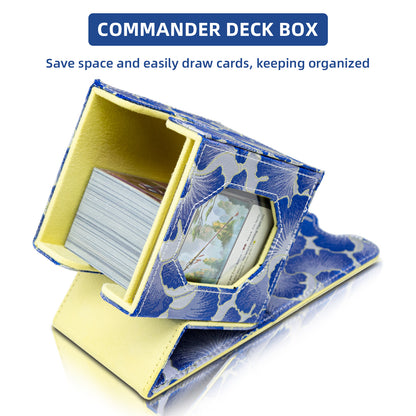Boîte de rangement pour decks Magic Commander pouvant contenir plus de 100 cartes D&D (Bleu ciel)